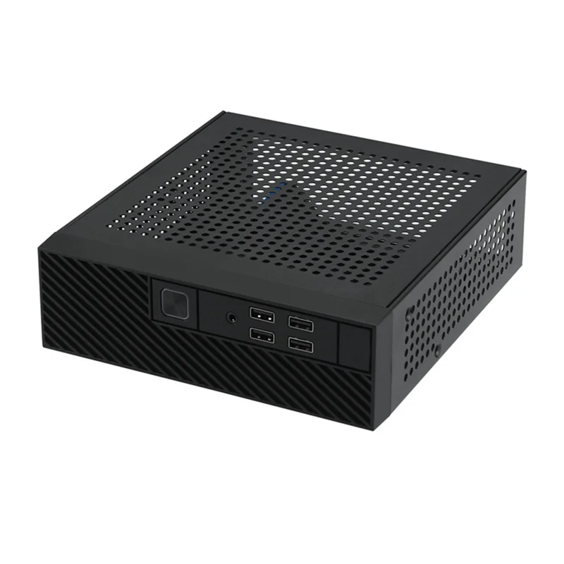 

ABKI-M10 Mini ITX Computer Case HTPC Host Chassis USB2.0 ITX Enclosure Industrial Control Chassis For Office Business Easy To Us