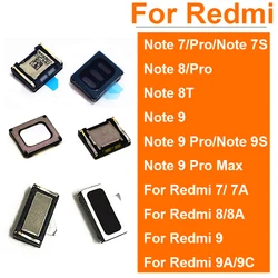 Fone de ouvido embutido, alto-falante superior para xiaomi redmi note 7 8 9 pro max 7s 8t 9s, receptor de alto-falante para redmi 7a 8a 9a 9c