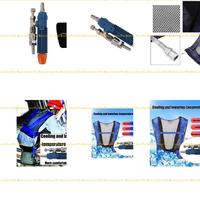 12PF Heat Resistant Cooling Vest Waistcoat With Vortexes Tube Air Conditioner For Construction Sites Outdoor Hot Environment