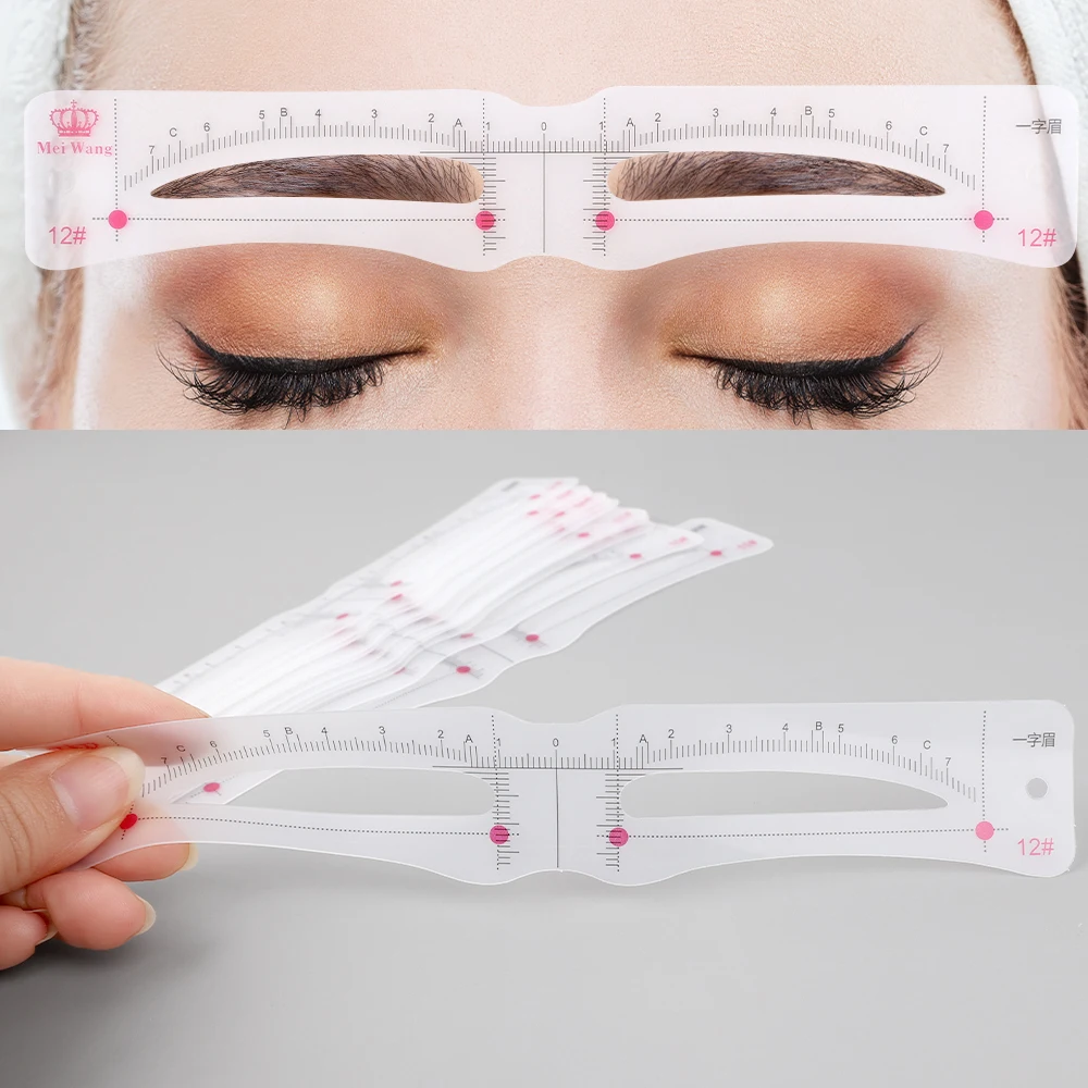 Reusable Eyebrow Stencil Drawing Thrush Card 20 Fashionable Style Eyebrow Shaper Kit for Women Eyebrow Template Suitable for 98%