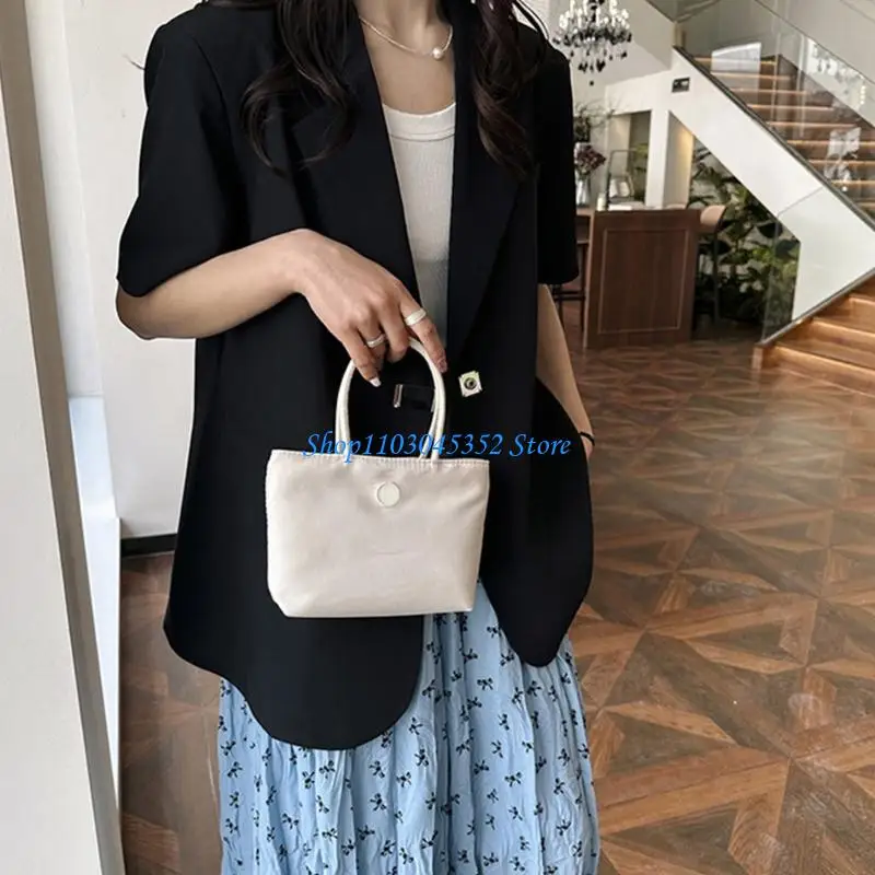 حقيبة سفر نسائية ذات سعة كبيرة بمقبض علوي، حقيبة يد بلون واحد، حقيبة تسوق متطابقة تمامًا، حقيبة يومية غير رسمية