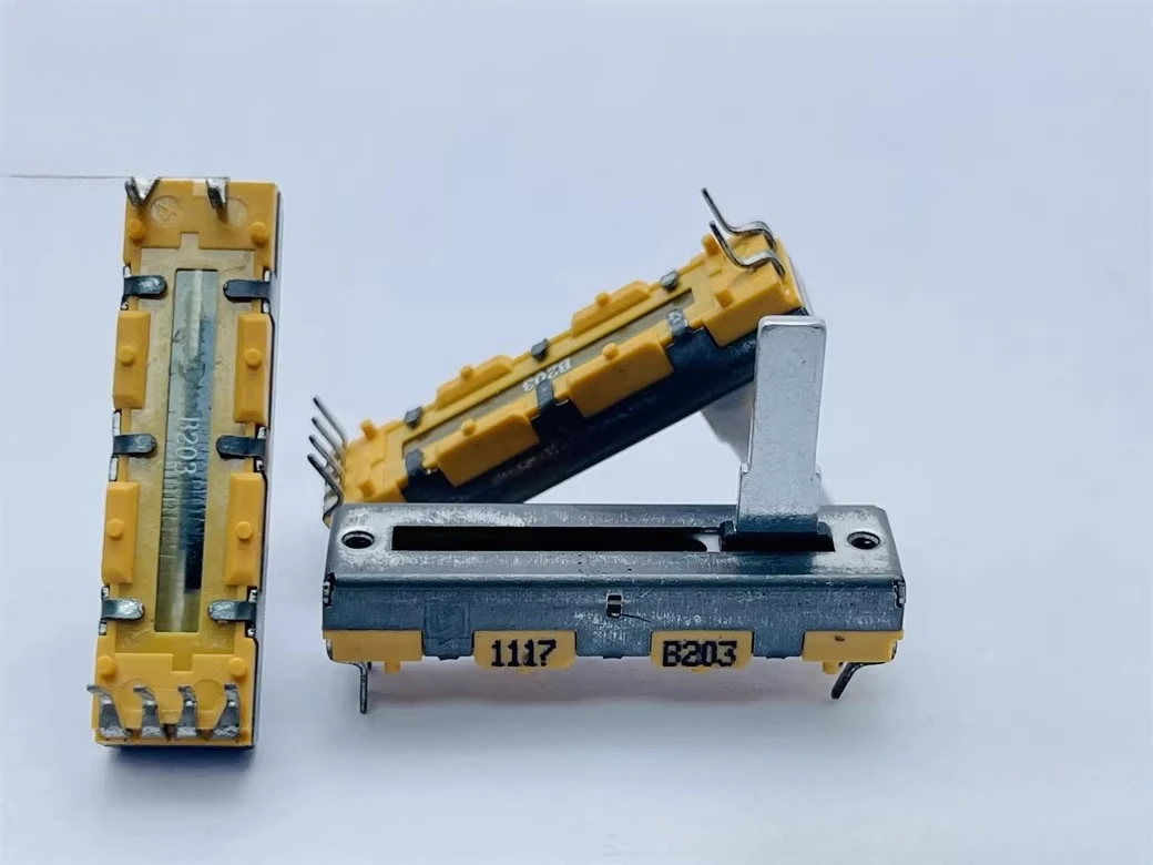 shengwei-35mm-ダブルダイレクトスライド電動スロッターミキサーフェーダー-b20k×2-シャフト長さ-15mm-シェル酸化-20-個