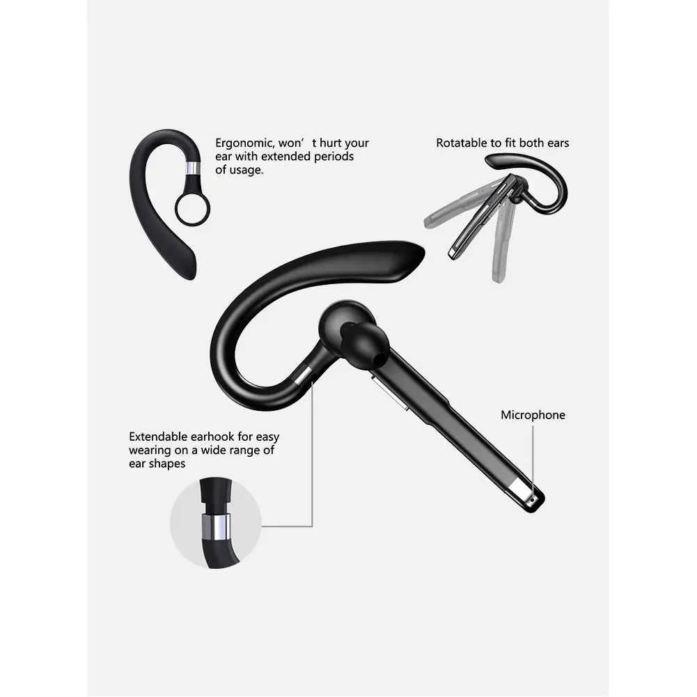 YYK-520 cuffie Wireless di seconda generazione cuffie con riduzione del rumore per chiamate in vivavoce 5.1 compatibili con Bluetooth montate sull'orecchio