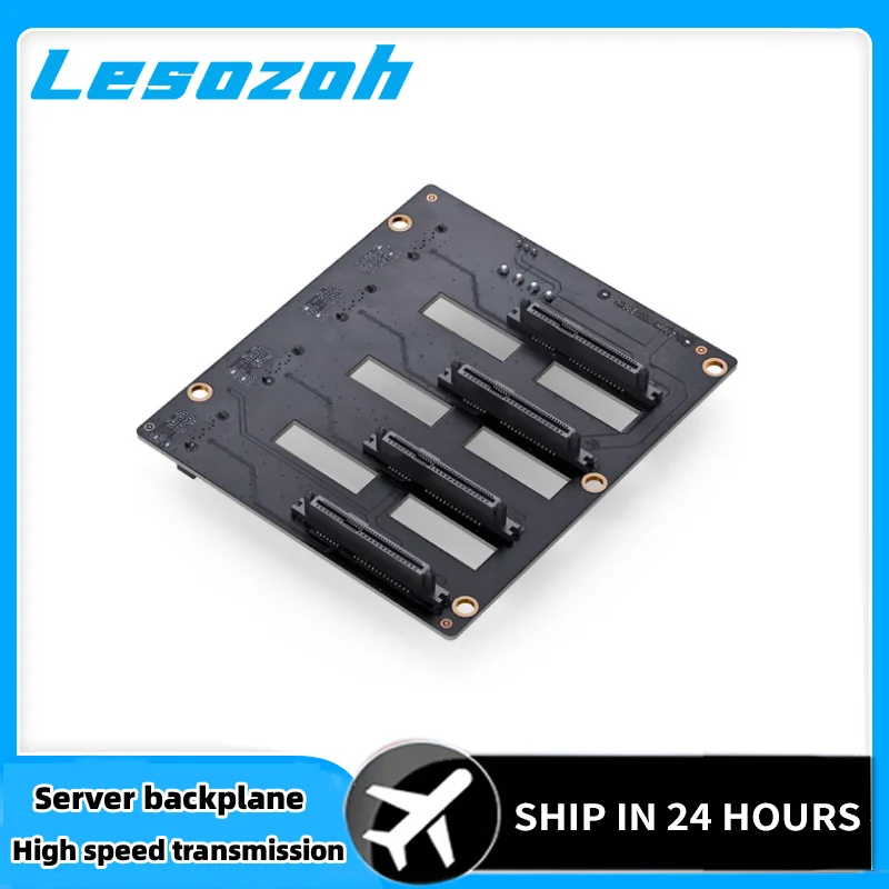 Scheda di espansione SATA ad alta velocità Backplane N4 NAS Accessori per telaio Connettori SATA 4 Schede di interfaccia per disco rigido Circuito