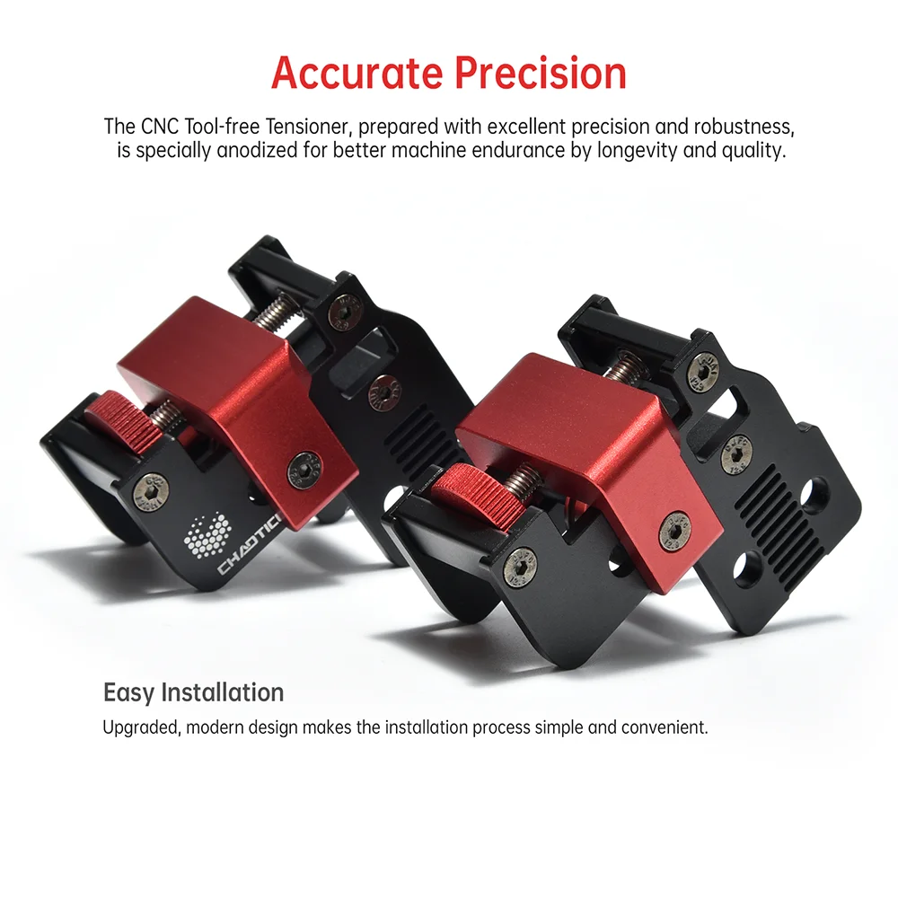 CHAOTICLAB CNC Tool-free XY-Axis Tensioner for For Voron2.4 R1 R2 250/300/350mm 3D Printers Precision CNC Molding