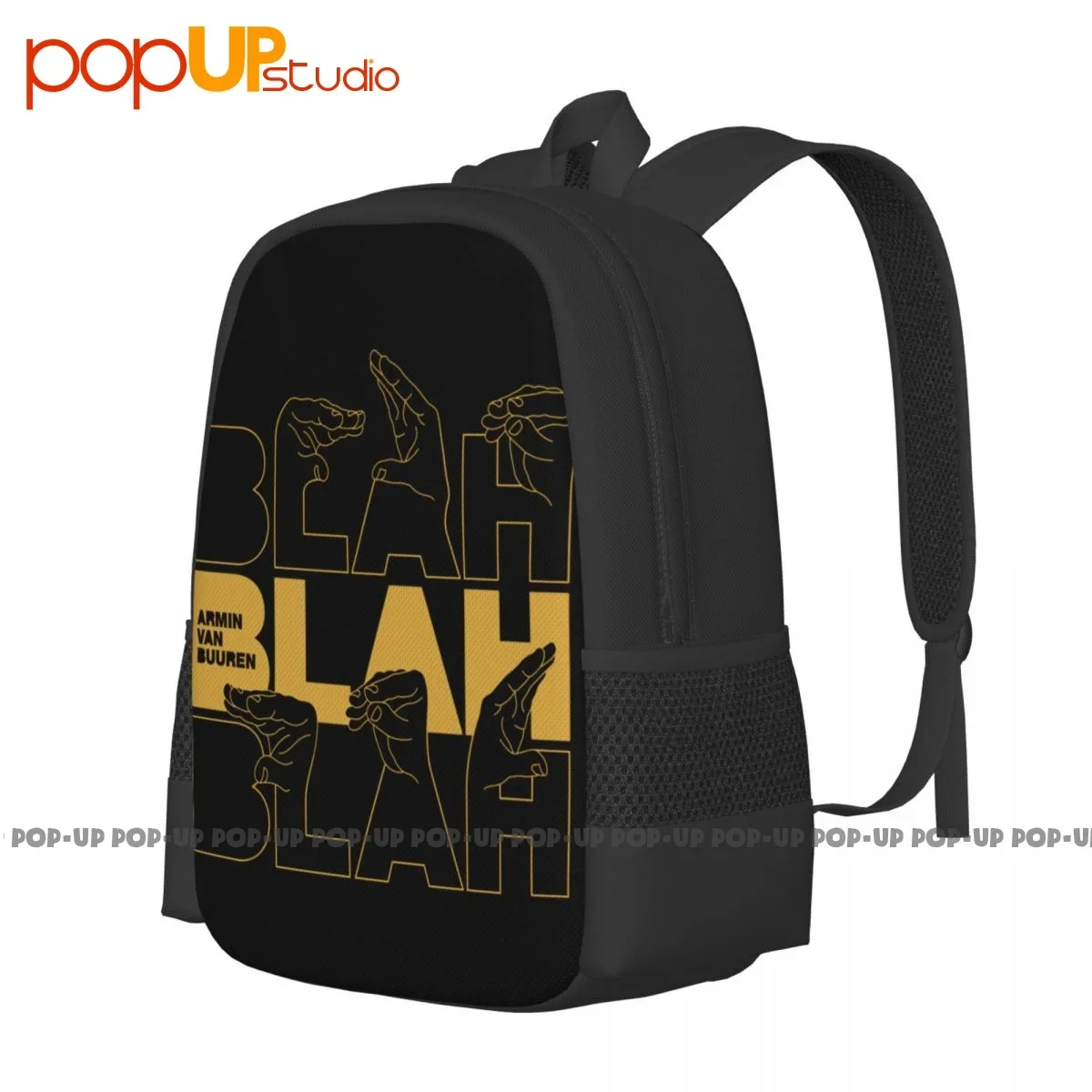 Armin Van Buuren Blah Blah Blah Trance Music Backpack Large Capacity School Creative Gymnast Bag Riding Backpack