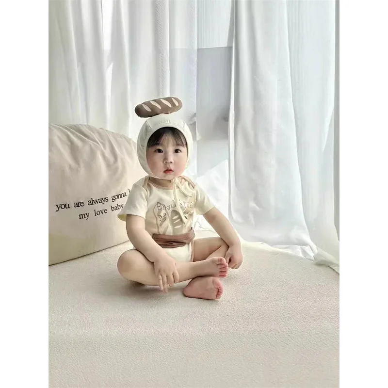 الكورية الوليد ملابس الطفل فتاة الفتيان ارتداءها نيسيي مضحك رومبير الملابس الخبز StickFashion طفل الفتيات دعوى الطفل بذلة