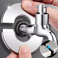 Roestvrijstalen Kraan Decoratieve Afdekking Zelfklevende Douche Chromen Afwerking Waterpijp Muurkappen Bedekt Badkamer Accessoires