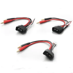 Traxxas TRX ID male Compatible Charger Lead 4S/3S/2S Lipo Battery Bullets Connector Charging Cable to 4mm Banana for TRX RC Car