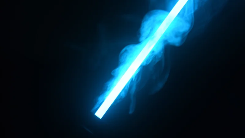 S-Ray Rechargeable Lightsaber Magic - Balloon Penetration & Smoke Effect for Stage Mentalism Magic Tricks Magician Props