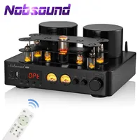 Nobsound HiFi Hybird Stereo Valve Tube Amplifier Bluetooth 5.0 Audio Receiver COAX / OPT Power Amp USB Player