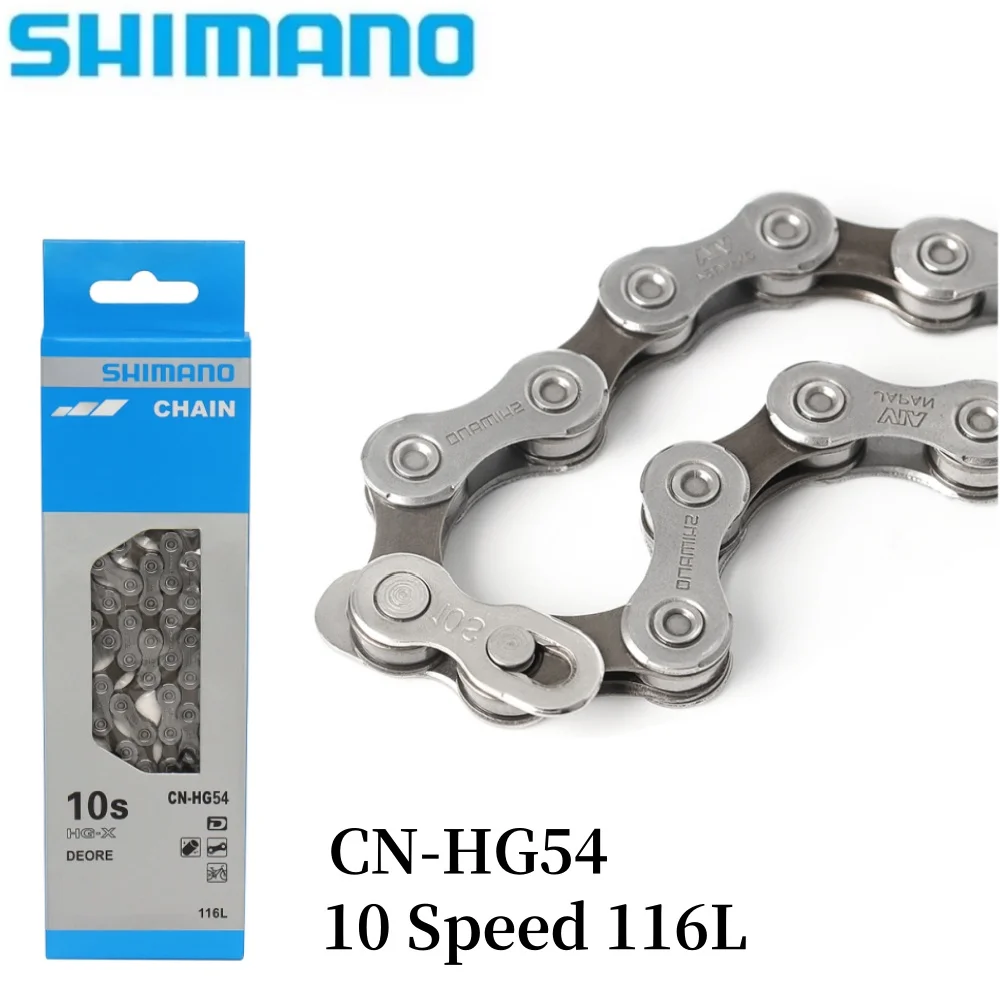 SHIMANO CN-HG54 Original Bicycle Chain 10 Speed MTB Bike Chain 10S 10V 116L Mountain Bike Chains Bicycle Parts