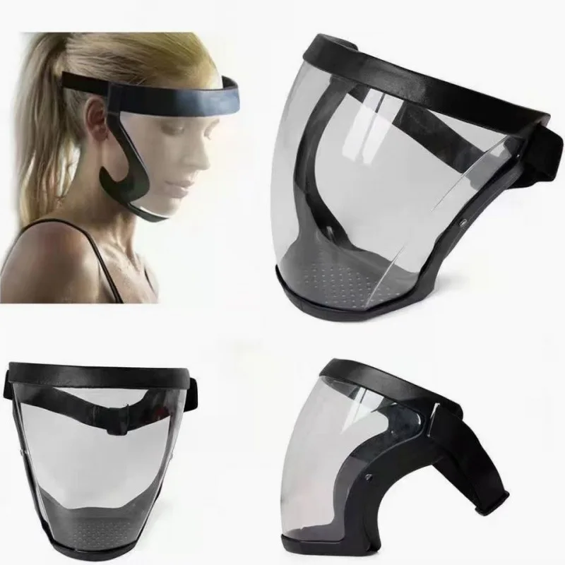 Work Protection Mask Transparent Facial Protector Face FaceMask Protective Outdoor Heating Home Kitchen Tools Full Face Mask