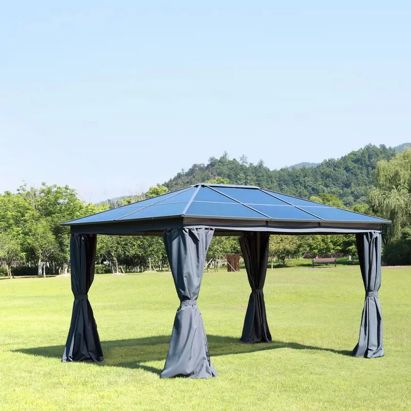 Outdoor pavilion, Roman tent, villa, courtyard, garden, scenic spot, leisure European style sunshade, canopy, deluxe pavilion