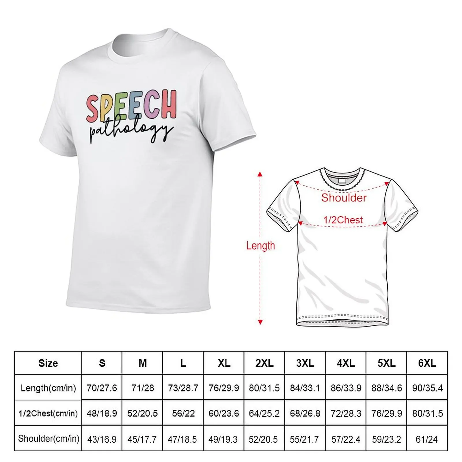 Speech Pathology Speech pathologist SLP Future SLP SLP Student T-Shirt summer clothes Luxury man mens t shirts