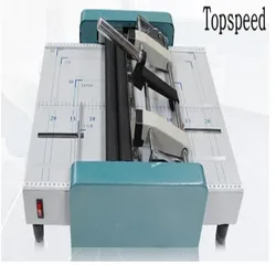 Booklet Pamphlet Broshure Binding Machine Electric Saddle Stapler and Paper Folding Machine 2 in 1 Max A3 size