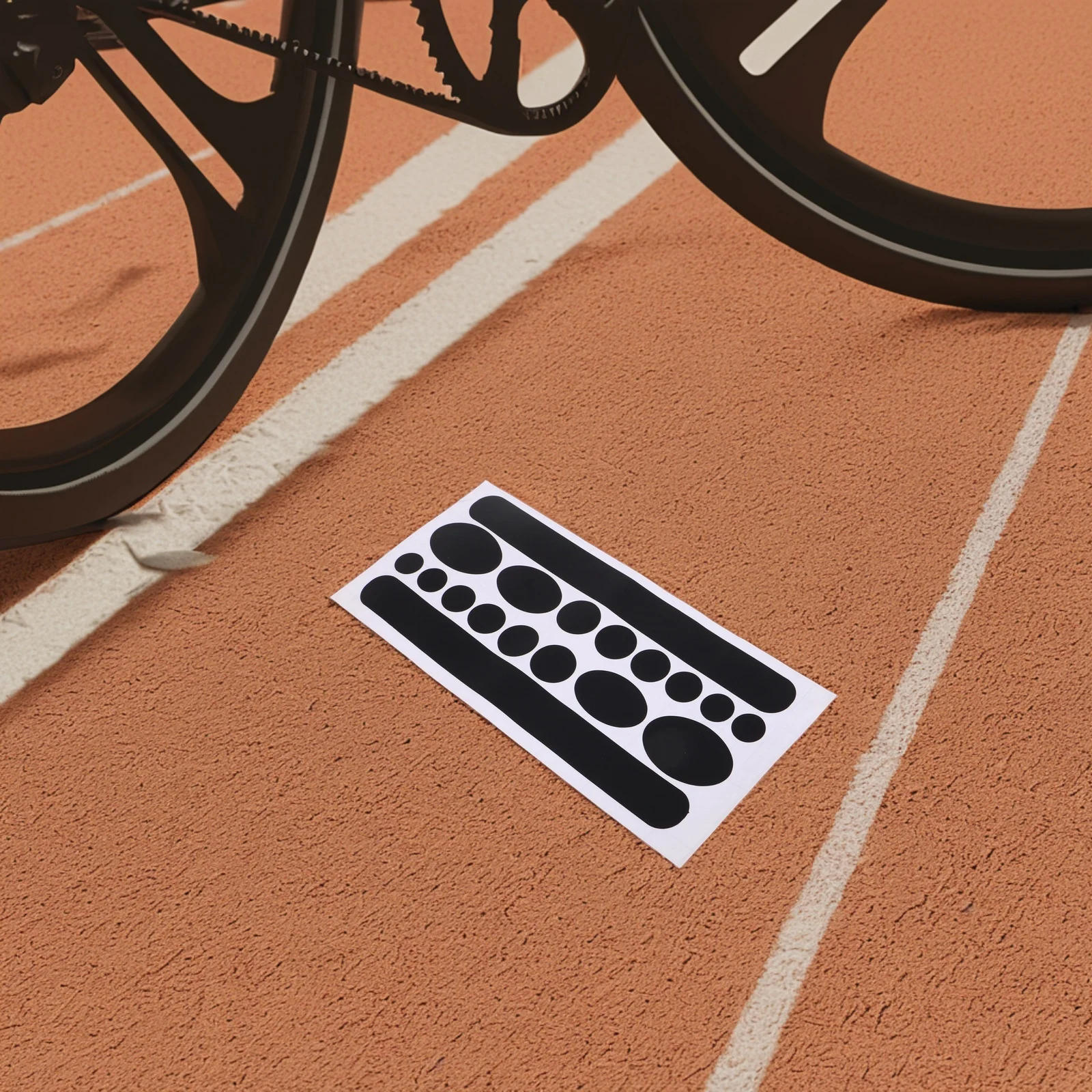 

Bicycle Frame Protective Stickers Black Chainstay Guard Film Easy Install No Tools Required for Road Mountain Bike Protection