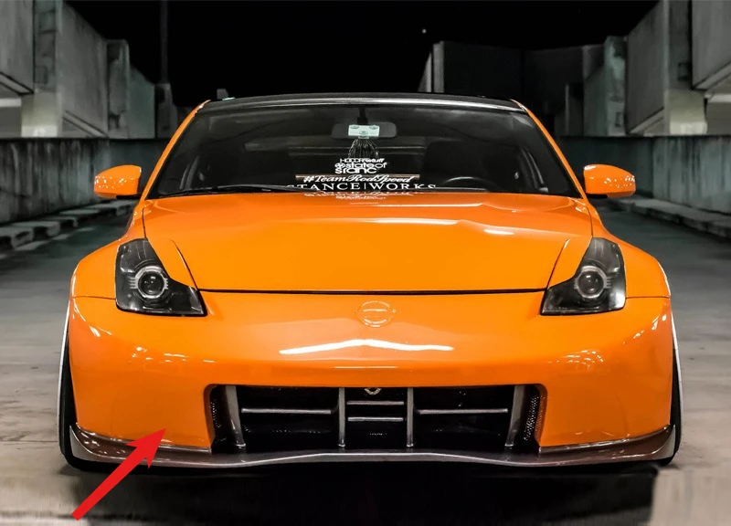 

Suitable For Nissan 350Z Large Surround Modification, Demon Z33 Resin Car Front Bumper Head Mercury Front Bar Conversion