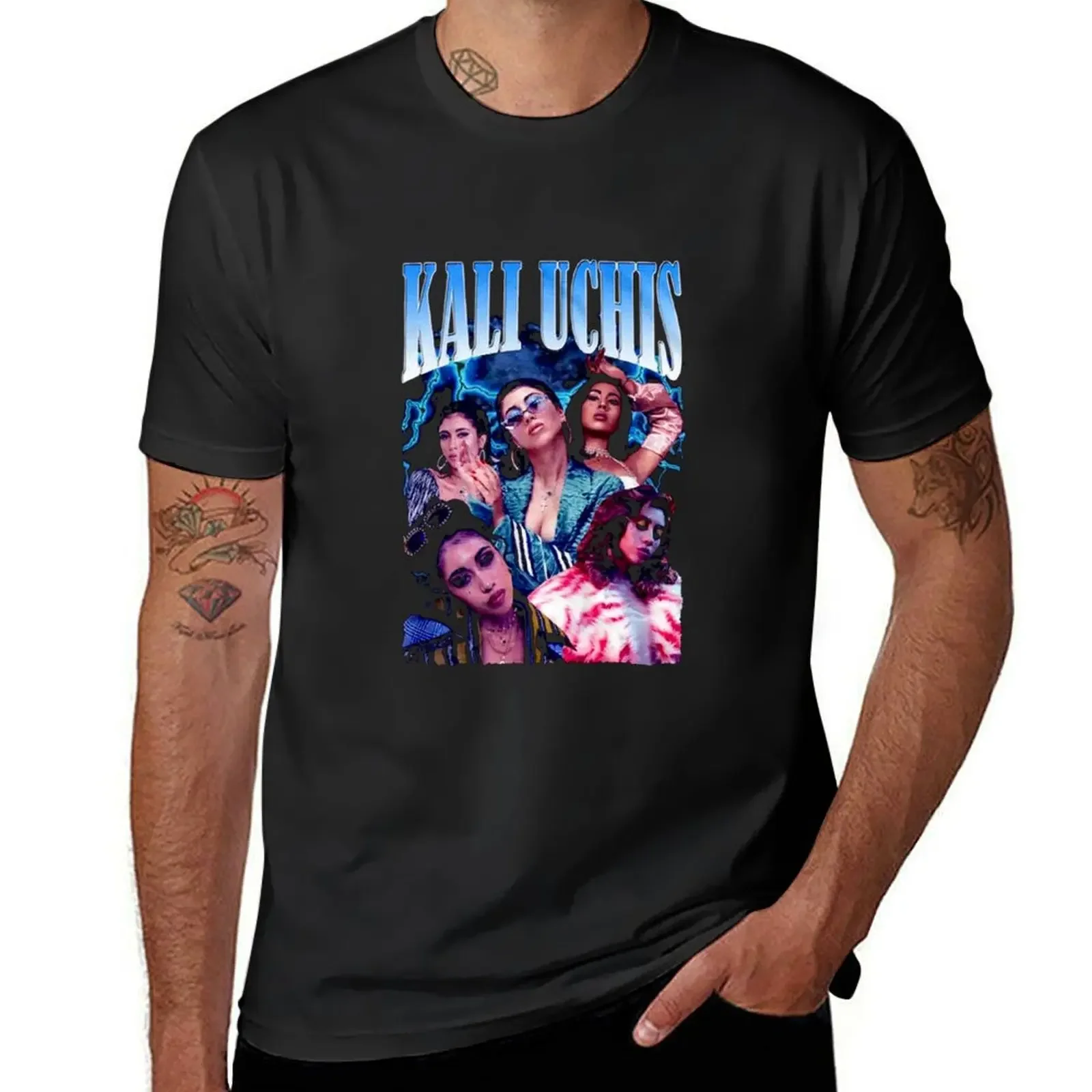 Kali Uchis rapper T-Shirt custom t shirt oversized hippie clothes graphic tee shirt slim fit t shirts for men