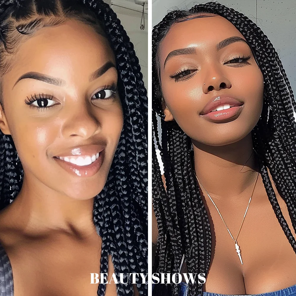 Extensions synthétiques pour tresses, ombré oké ekalon, facile à tresser, 26 pouces, fibre à basse température, yaki