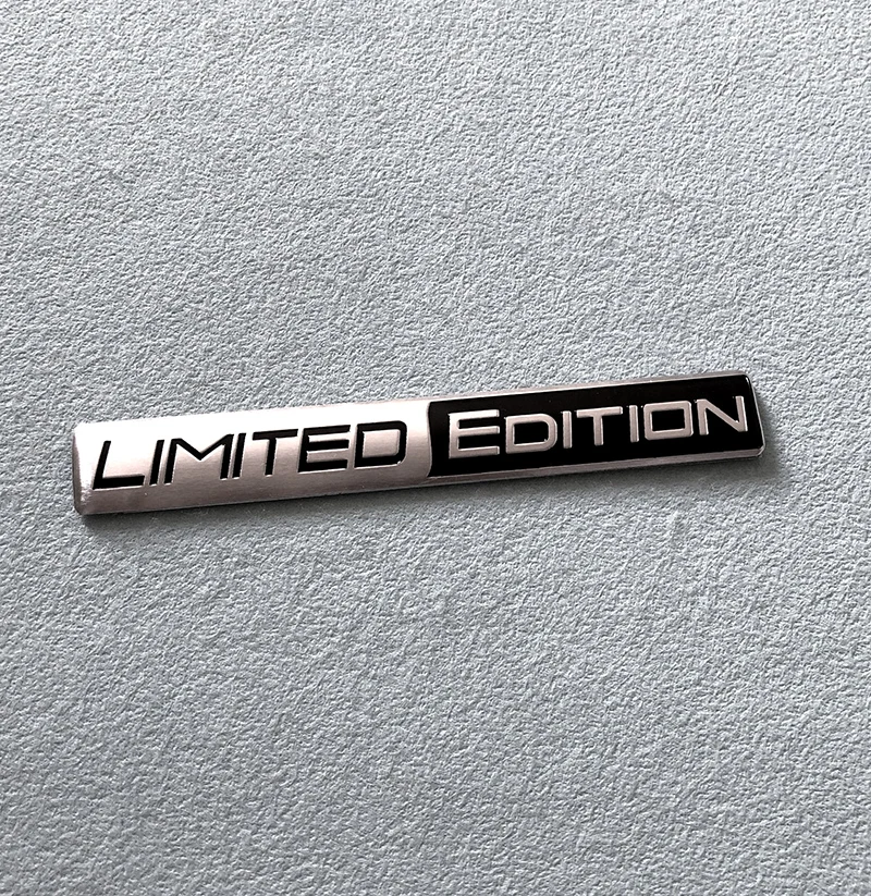 Limited Edition Emblem 3D Metal Badges Decal Sticker Auto Racing Sport Emblem for Rear Trunk Side Fender Car Motorcycle Sti