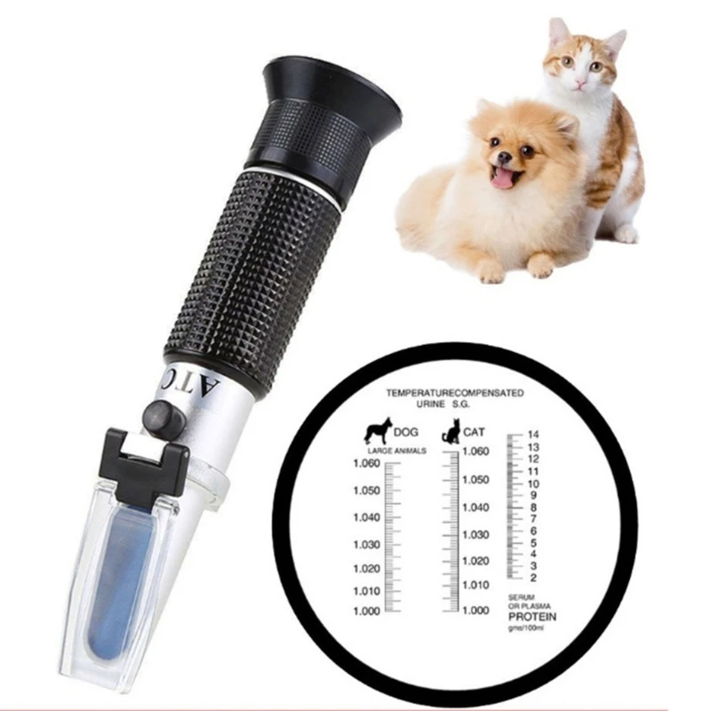 Portable Animal Urine Refractometer with Obtain Reliable Results for Cat and Dog Urine Analysis Accurately Measure Drop Shipping