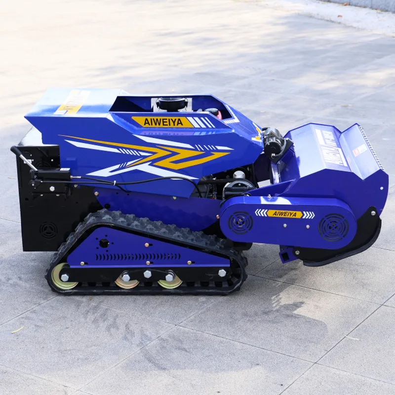 تخصيص صغير الزاحف التحكم عن بعد جزازة مزرعة العشب شفرة التلقائي قص العشب روبوت بسيط جزازة العشب التجارية السعر #1