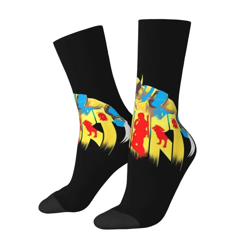 

Мужские носки с изображением комиксов Росомахи на заказ, унисекс, носки Kawaii с 3D принтом