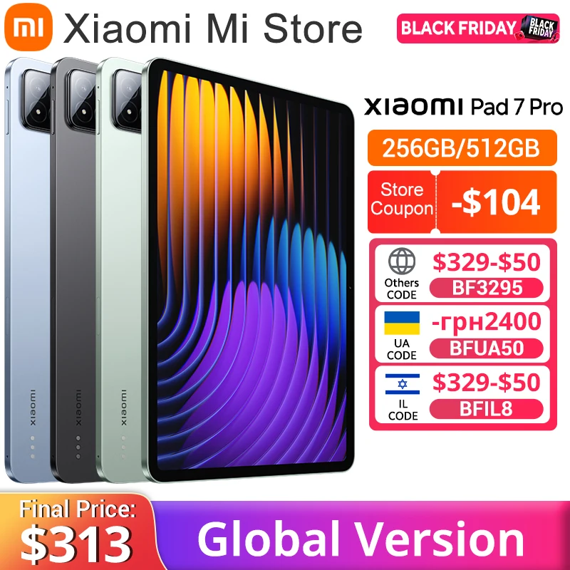 Глобальная версия Xiaomi Pad 7 Pro Snapdragon