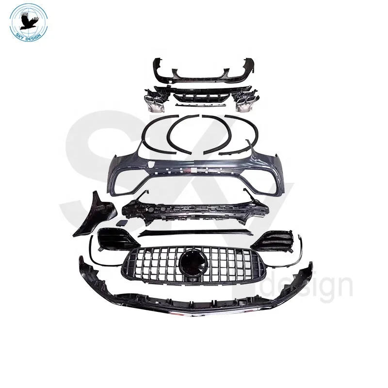 

2020-2023 Car Bumper GLC63S Body Kit for Mercedes GLC Class X253 Glc300 GLC260 Glc350 Front Bumper Rear Diffuser Bodykit