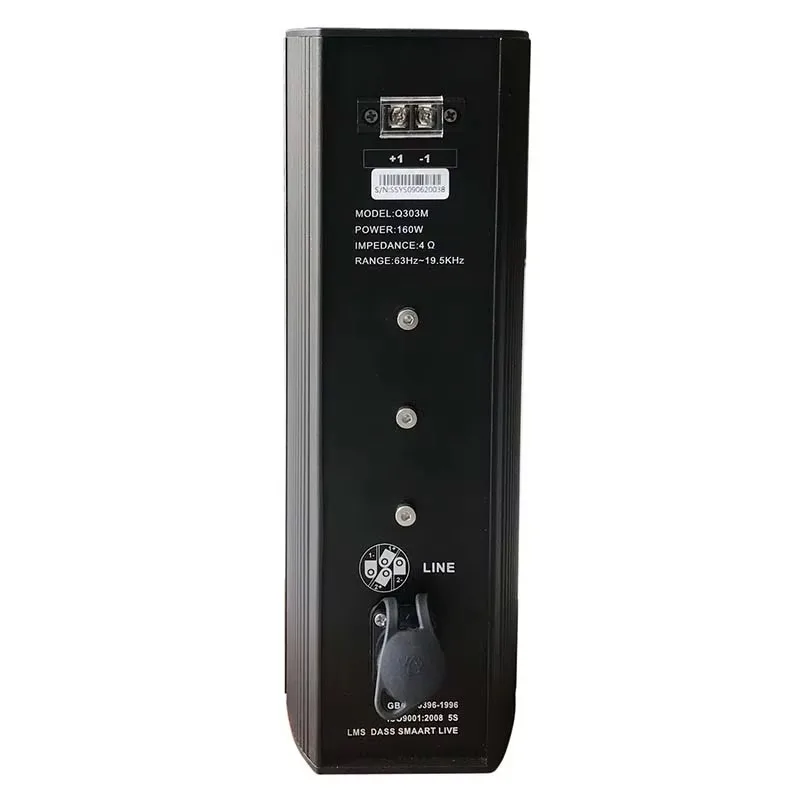 160W Waterproof PA Column Array Speaker 2*3.5 Inch Portable Professional Audio Sound System For Stage Performance