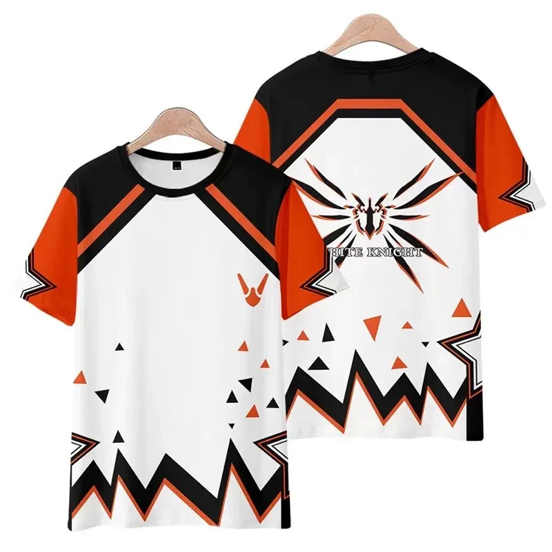 2025Anime Game Honkai Impact 3 COS Kiana Kaslana Elysia Raiden Mei Herrscher of Sentience 2025 Unisex Fashion Trend T-shirt