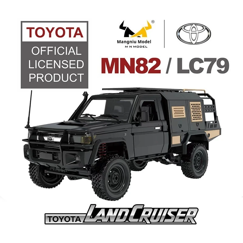 

Manniu MN82S 1/24 2.4Ghz 4WD RC Crawler Car LC79 Pickup Remote Control Truck Off-Road Climbing Vehicle Toy Children's gifts