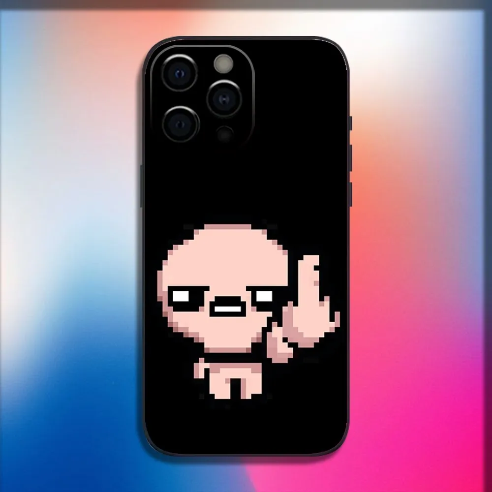 The Binding Of I-Isaac Phone Case For iPhone 16,15,14,13,12,11,Pro,X,XS,Max,XR,Plus,Mini Soft Black Cover