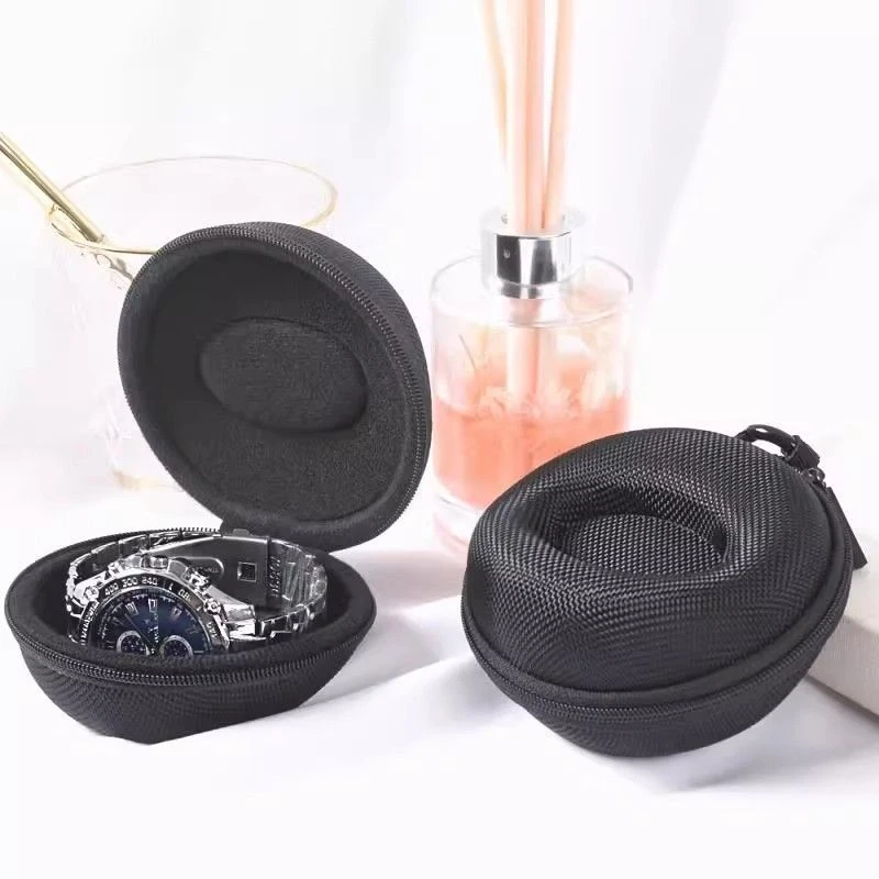 New Portable EVA Single Watch Travel Case Watch Storage Organizer Box Watch Holder Waterproof Smartwatches Zippered Container