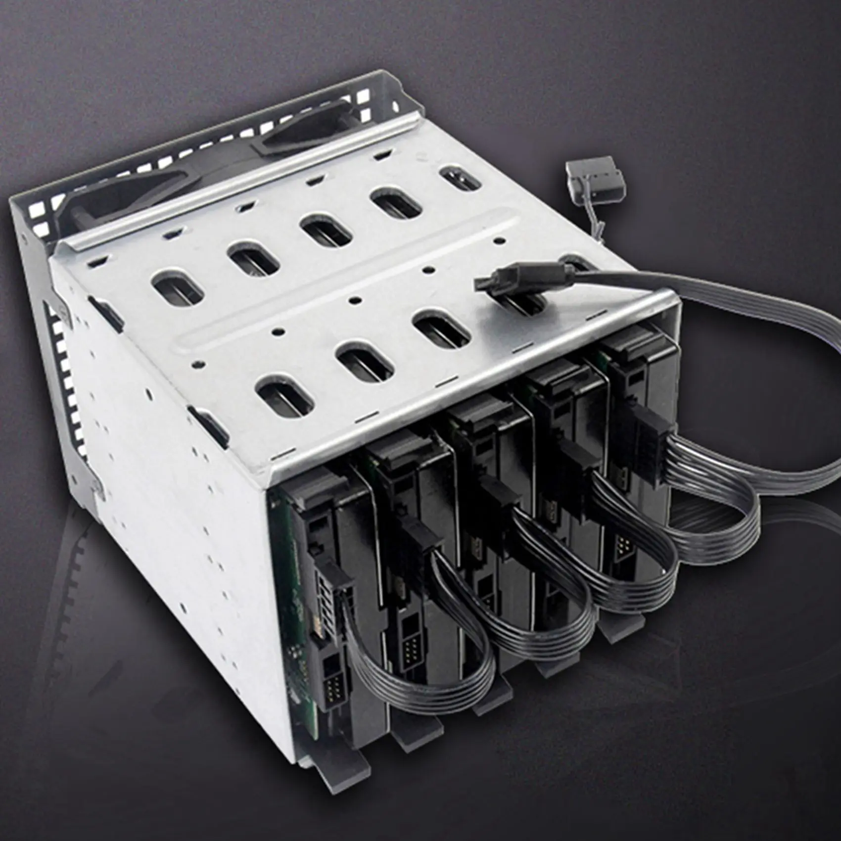 5X 15 Pin SATA Power Extension Hard Drive Cable 1 Male To 5 Female Power Supply Splitter Adapter Cable For DIY PC Sever-Y18A
