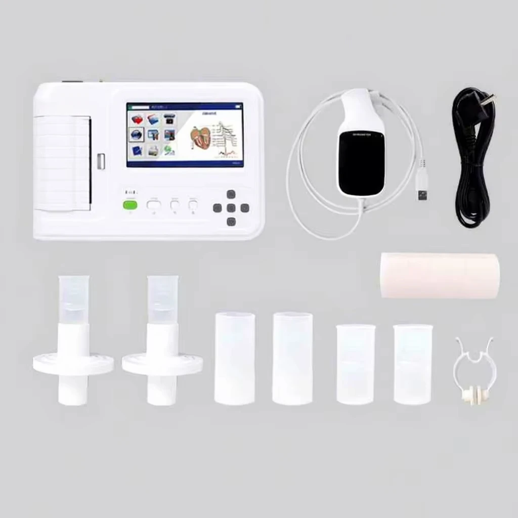 Portable KT-C006 spirometer Bluetooth handheld digital respiratory diagnostic lung device Forced spirometry function