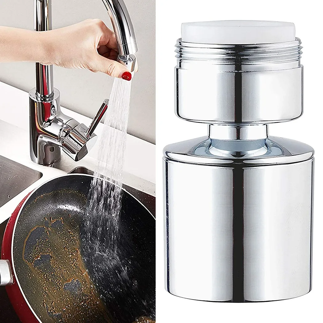 Kitchen Taps Head 360° Rotate Faucet Swivel End Diffuser Adapter Filter M24 Kitchen Faucet Aerator Bath Faucet Connectors