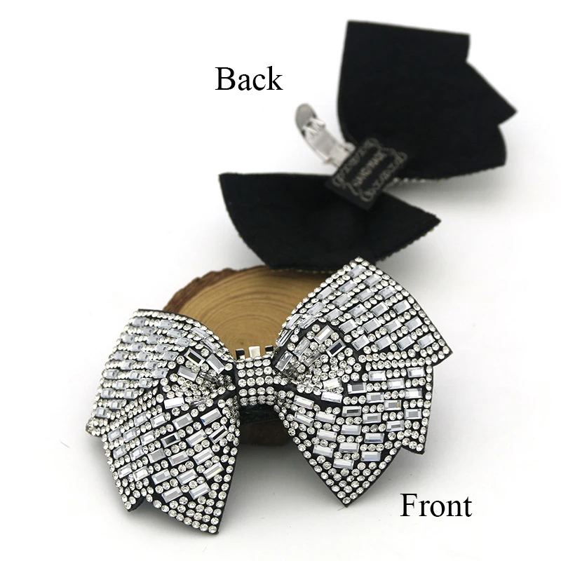 1PC Shiny Bows Shoes Decoration Clips Wedding Shoes High Heel Rhinestone Charm Buckle Clips Detachable Bride Shoes Accessories image 6