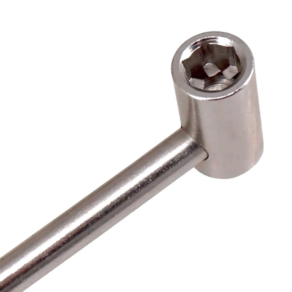 3PCS Guitar Truss Rod Adjusting Wrench 6.35/7/8mm Metal Hexagon Socket Acoustic Guitar Truss Pole Spanner Repair Tools