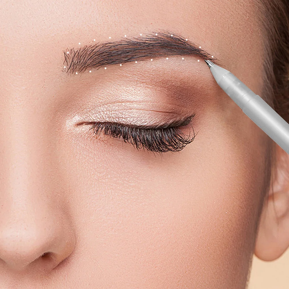 3 szt. Pisaków do oznaczania pozycji tatuażu, odporny na pot, z cienką końcówką, marker do skóry do brwi, microbladingu, chirurgii, tatuażu i trwałego oznaczania.