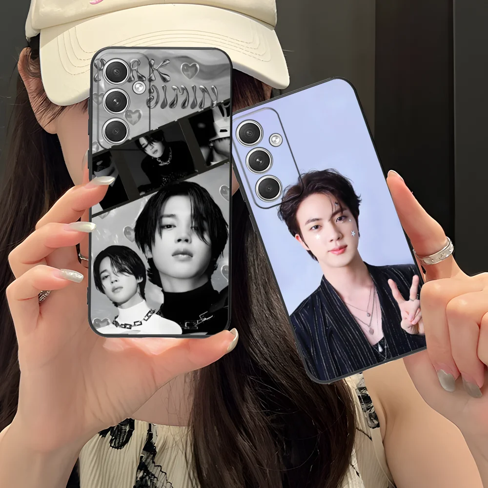 KPOP Kim Jimin  Phone Case for Samsung Galaxy S24 S23 S22 S21 S20 S10 S9 Plus FE Ultra Lite Black Cover Smartphone