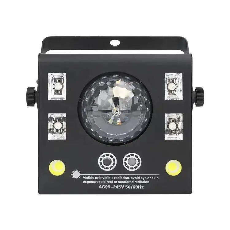 Custom kaleidoscope 4-in-1 ktv pattern laser light, colorful spotlight, home disco magic ball rotating stage light