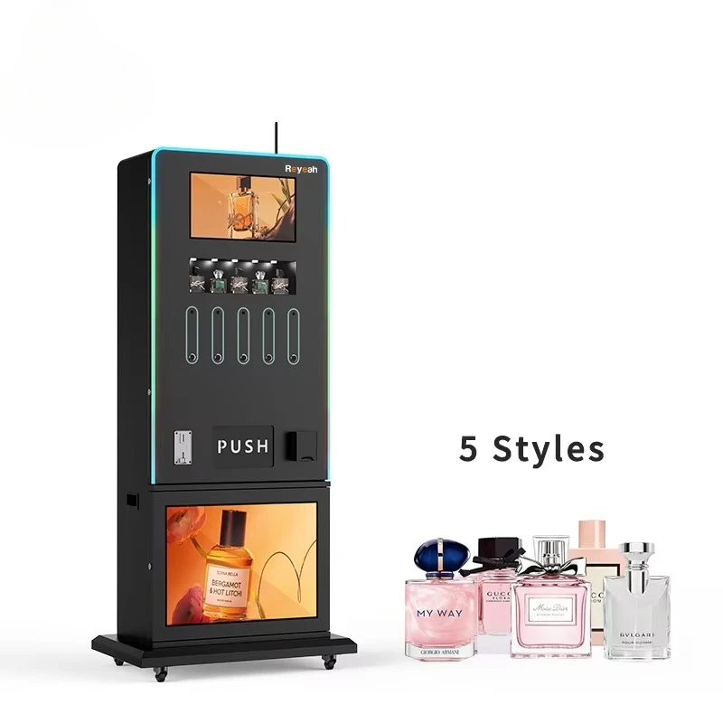Automatic perfume dispenser, perfume spray vending machine with intelligent software