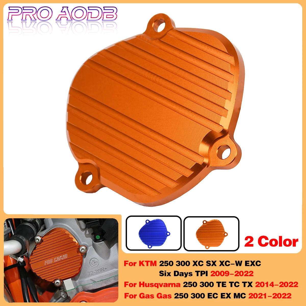 

Motocross CNC Aluminum Accessories Valve Exhaust Power Valve Control Cover For KTM 250 300 XC SX XC-W EXC Six Days TPI 2009-2022