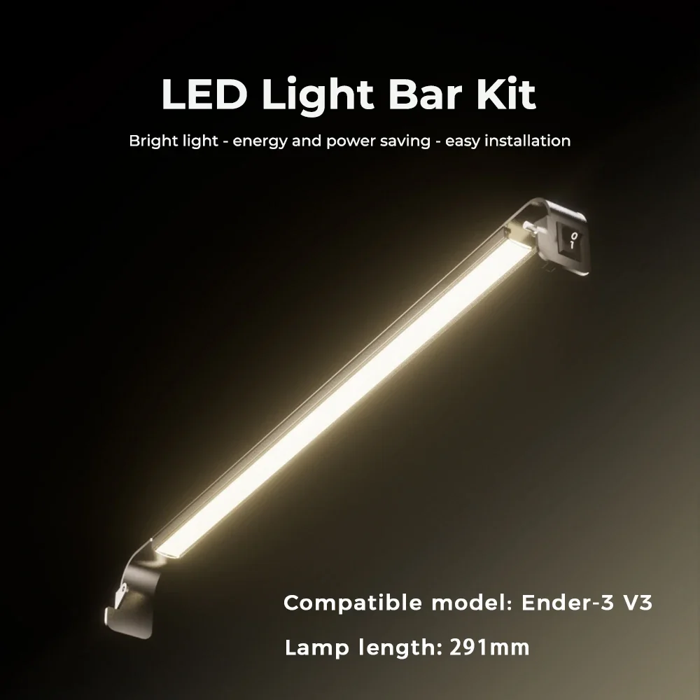 Creality Ender-3 V3 LED Light Bar Kit Original Bright Light Energy and Power Saving Easy Installation