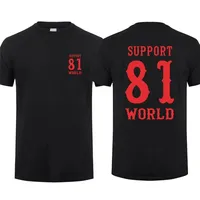 Amazing Casual T Shirt Oversized Essential Hells Angels Support 81 Brotherhood T-shirt Women Men T-shirts Graphic Streetwear Top