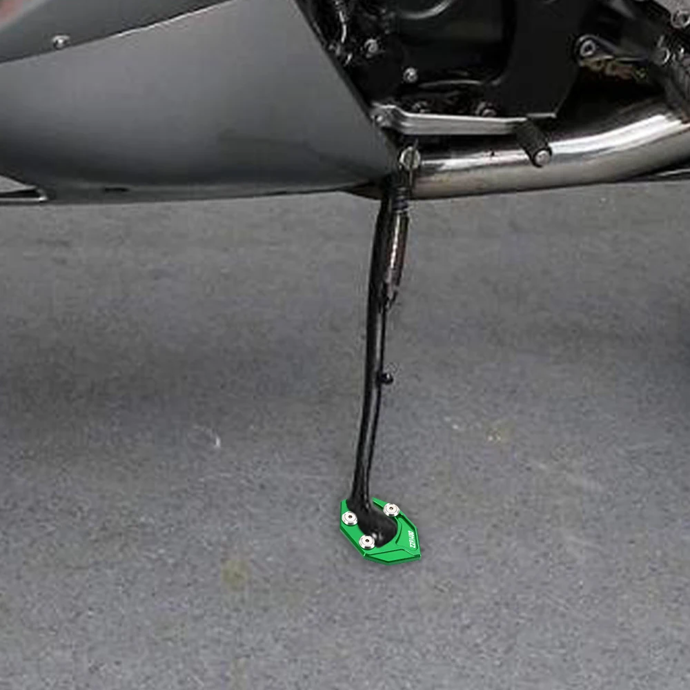 لكاواساكي ZZR1400 ZZR 1400 2012-2023 2022 2019 2018 2017 2016 2015 2014 2013 دراجة نارية الجانب حامل تكبير مسنده وسادة للقدم #6