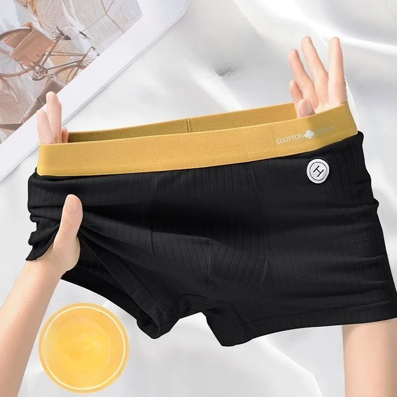 Men's Underwear Antibacterial Crotch Four-corner Pants Sports Flat-angle Short Pants Underpants Large Size New Teen Quick-dry