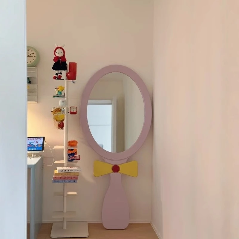 Dopamine ins wind full body mirror floor mirror special-shaped high-end clothing store fitting mirror